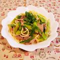Richland☆Y's cooksnap of when they made ネギとニラの和風パスタ.