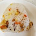 毎日しょっぱい亭's cooksnap of when they made かき揚げおにぎり.