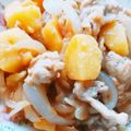 まめ小町's cooksnap of when they made 豚肉とじゃが芋の味噌炒め.