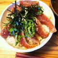 みぃころ☆なぁころ's cooksnap of when they made 薬味たっぷり！鰹のたたきの漬け丼.