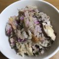 ナップ99's cooksnap of when they made 塩鯖の混ぜご飯★柴漬け入り.