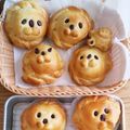 リトルキャラメル's cooksnap of when they made 冷凍ハンバーグでライオンパン.