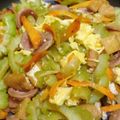 はずかしむでぃん's cooksnap of when they made ふわふわ卵のゴーヤチャンプル⁂簡単麺つゆ.