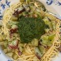 テヨン1's cooksnap of when they made タコとじゃがいものジェノベーゼ.