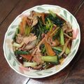 nemuchan's cooksnap of when they made シンプル美味しい！小松菜と豚肉の中華炒め.