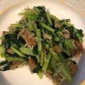 かけきくけこかこ's cooksnap of when they made 小松菜＆Wじゃこ炒め.