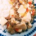 どもごんぶ's cooksnap of when they made 豚挽肉で♪野菜たっぷり肉豆腐！じゃない？.