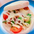 ☆３匹の子ぶた☆'s cooksnap of when they made オクラとトマト☆おかかマヨトースト.