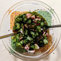 月✳Iris's cooksnap of when they made タコのきゅうりとわかめの酢の物♪.