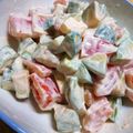 ☆クッキングパンダ☆'s cooksnap of when they made アボカドとトマトのわさびマヨネーズサラダ.