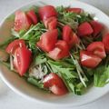 nana_tenjo's cooksnap of when they made 簡単ドレッシング！夏野菜たっぷりサラダ！.