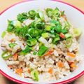 maaapo's cooksnap of when they made ゴボウ入り鶏炊き込みご飯（2合）.