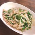 みわち！'s cooksnap of when they made 超簡単！鶏肉せせりのニラもやし炒め.