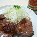 ぱふ's cooksnap of when they made サラダに鍋の残りの長葱を入れました.