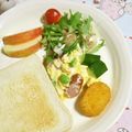 mmameco's cooksnap of when they made 糖質オフ！レンジで簡単とろけるチーズ卵.
