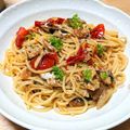 ちな＿'s cooksnap of when they made オイルサーディンとトマトのレモンパスタ.
