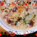 maruball's cooksnap of when they made 焼鳥で和風グラタン.