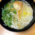 しゅんのま's cooksnap of when they made 素麺で塩ラーメン風に.