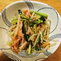 かなぽっぽ's cooksnap of when they made もやしとキュウリとハムのナムル風.