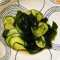 かなぽっぽ's cooksnap of when they made ♪きゅうりとわかめのさっぱり酢の物♪.