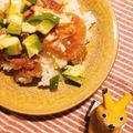 emola's cooksnap of when they made マグロとアボカドでポキ寿司.