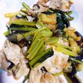 つなくん's cooksnap of when they made レンジで簡単！豚茄子小松菜の炒め物.