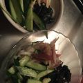 kopimama's cooksnap of when they made 簡単！金時草摂取、ぶっかけそうめん.