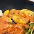 sio2ois's cooksnap of when they made ＊鮭とじゃがいもオーロラソースがけ＊.