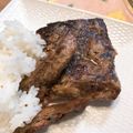 hikaru514's cooksnap of when they made 鮪のあら・黒胡椒にんにくステーキ.