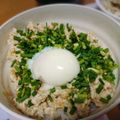 ちぃ☆＊'s cooksnap of when they made ネバネバわさマヨ鶏そぼろ丼.