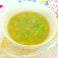 hikarin♪'s cooksnap of when they made 大根葉の味噌汁✿.