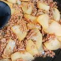 rikanky's cooksnap of when they made 簡単麺つゆでトロトロ大根とひき肉の甘辛煮.
