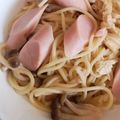ふくまるすけ's cooksnap of when they made 手抜きごはん❤炊飯器で和風スパゲッティー.