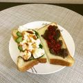 ☆こまっと☆'s cooksnap of when they made あんこ☆苺ジャムトーストdeシアワセ朝食.