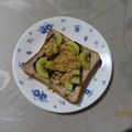よちりん's cooksnap of when they made あんことキウイのトースト.