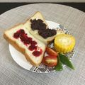 ☆こまっと☆'s cooksnap of when they made 自家製あんこで小倉トースト.