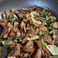 クックP997OP☆'s cooksnap of when they made とり皮レタス炒め.