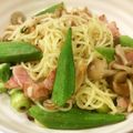 ベティ３'s cooksnap of when they made たっぷりオクラの塩焼きそば☆.