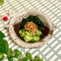 サヤスカマカン's cooksnap of when they made きゅうりとワカメの梅あえ.