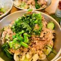 そやじ's cooksnap of when they made 鯖味噌缶活用 キャンプで冷汁うどん.
