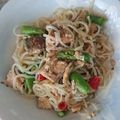 ルナミ☆'s cooksnap of when they made 簡単糖質オフ☆サバのオイルパスタ風蒟蒻麺.