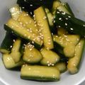 プーさん★'s cooksnap of when they made ポン酢で簡単胡麻きゅうり.