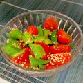 しんかち's cooksnap of when they made トマトとオクラのサラダ.