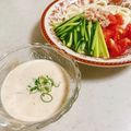 ❁﻿おはな❁﻿'s cooksnap of when they made ごま豆乳だれの冷やしうどん.