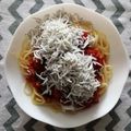 ぼのん's cooksnap of when they made しらすのトマトソースパスタ.