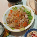 もぐらや00's cooksnap of when they made 豚肉と野菜のオイスターソース炒め.