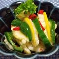 辰夫女子's cooksnap of when they made 3分副菜！白ゴーヤとピーマンのハーブ炒め.