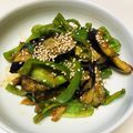 azbjbn's cooksnap of when they made お肉なし★ナスとピーマンの味噌炒め.