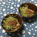 おはなすき's cooksnap of when they made さっぱり！！カイワレ大根と梅の納豆.