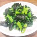 ふわりぃ★'s cooksnap of when they made つるむらさきの磯辺ナムル.